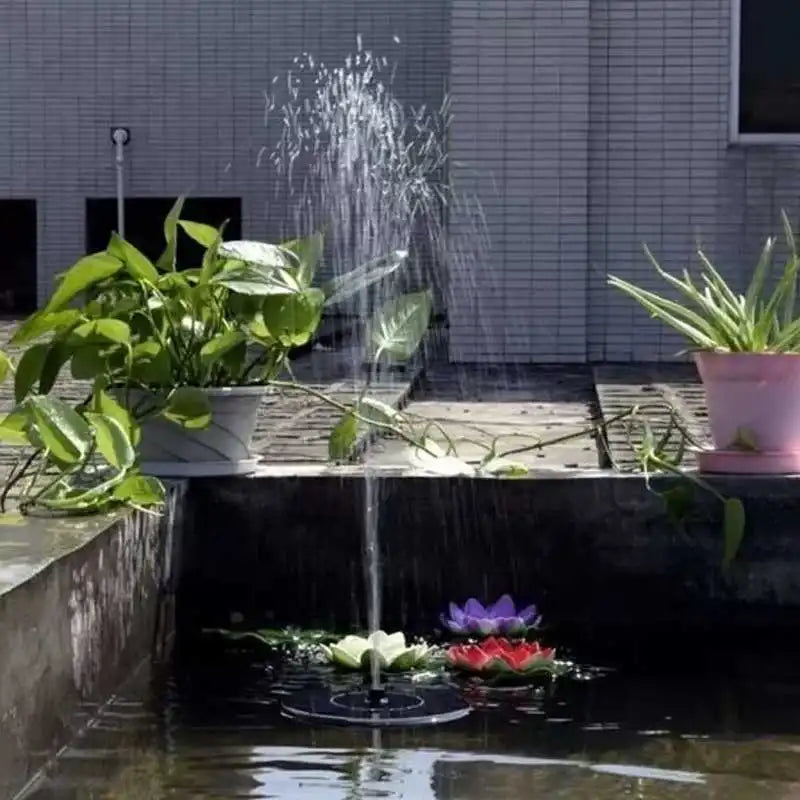 SOLARBRUNNEN ™ En praktisk och dekorativ solfontän