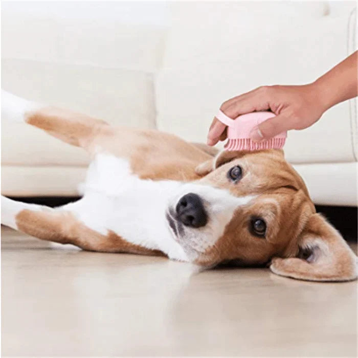 PawShine™ Posebna ščetka za šamponiranje hišnih ljubljenčkov | 1+1 BREZPLAČNO