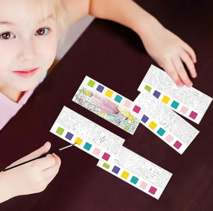 Supercolor™ Libro tascabile da colorare ad acquerello